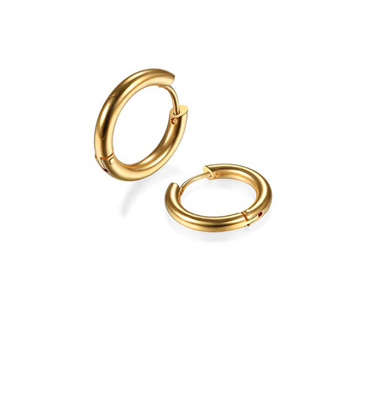Gold Plated Everyday Hoops