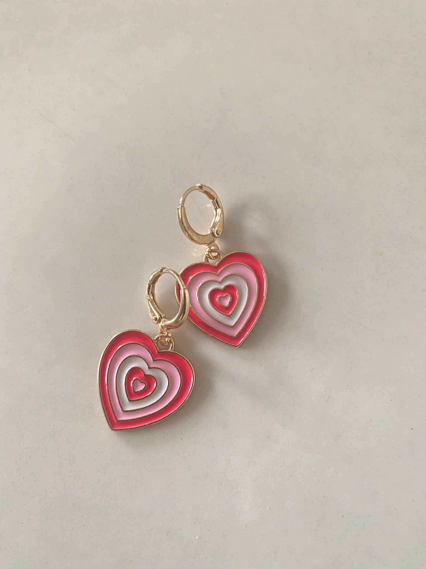Cherry Blossom Heart Earrings ❤️
