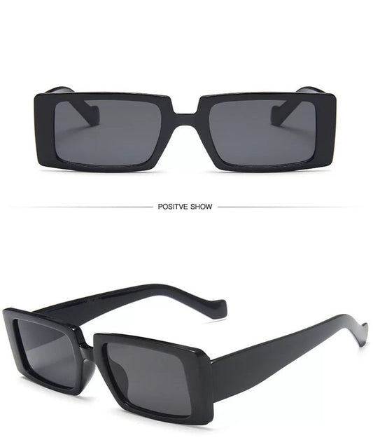 Jet Black Chic Sunglasses