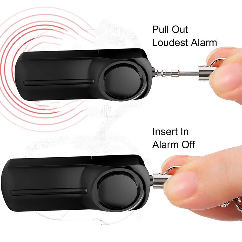 Black AF Safety Keychain