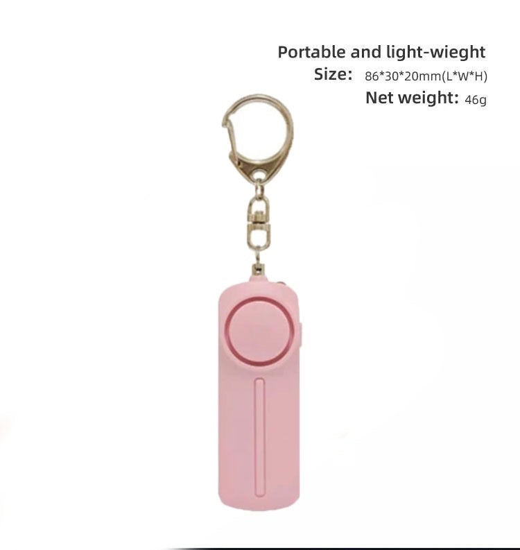 Pink AF Safety Key Chain